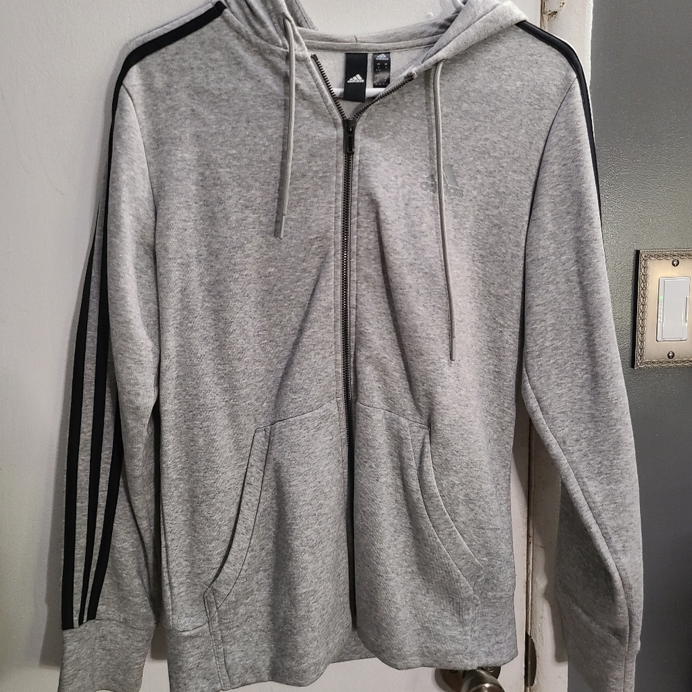Zip up adidas sweater